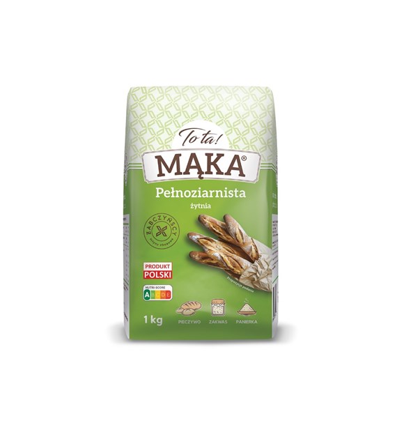 TO TA Mąka żytnia pełnoziarnista 1 kg