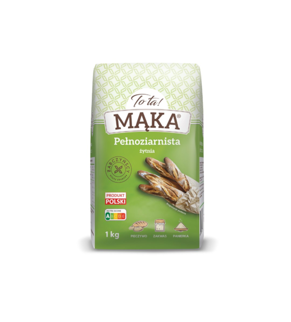 TO TA Mąka żytnia pełnoziarnista 1 kg