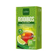 ASTRA Herbata rooibos zielony z trawą cytrynową i limonką 20szt