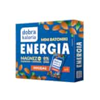 DOBRA KALORIA Mini batoniki ENERGIA migdał +Mg+guarana+kofeina 102g