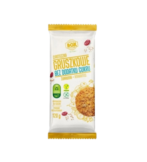 ZPC BOX Ciasteczka gruszkowe bez dodatku cukru 120g