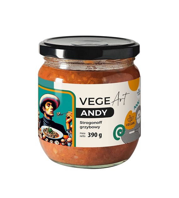 VEGE ART Andy strogonoff grzybowy 390g