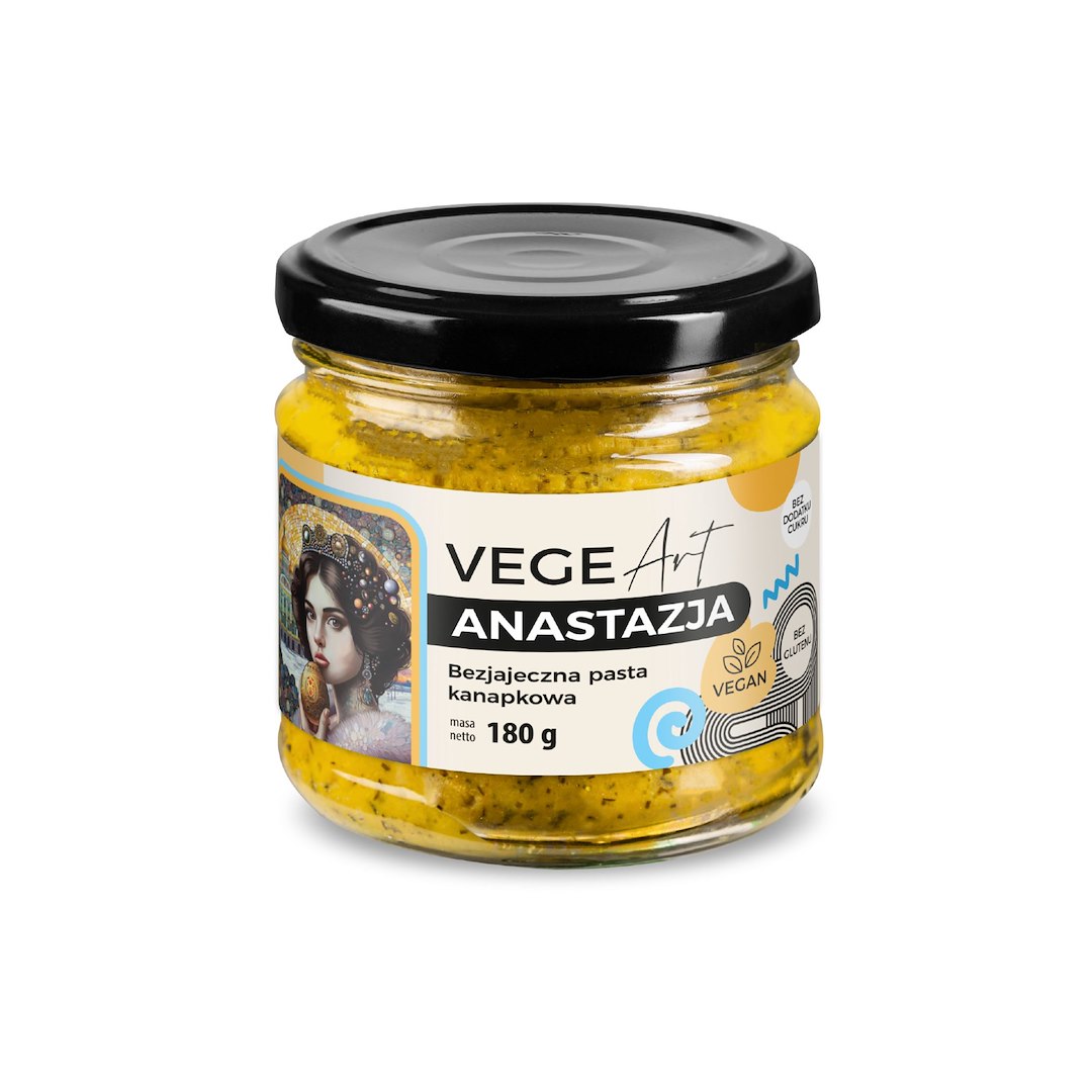 VEGE ART Anastazja bezjajeczna pasta kanapkowa 180g