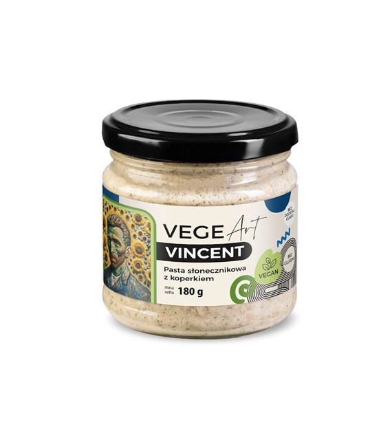 VEGE ART Vincent pasta słonecznikowa z koperkiem 180g