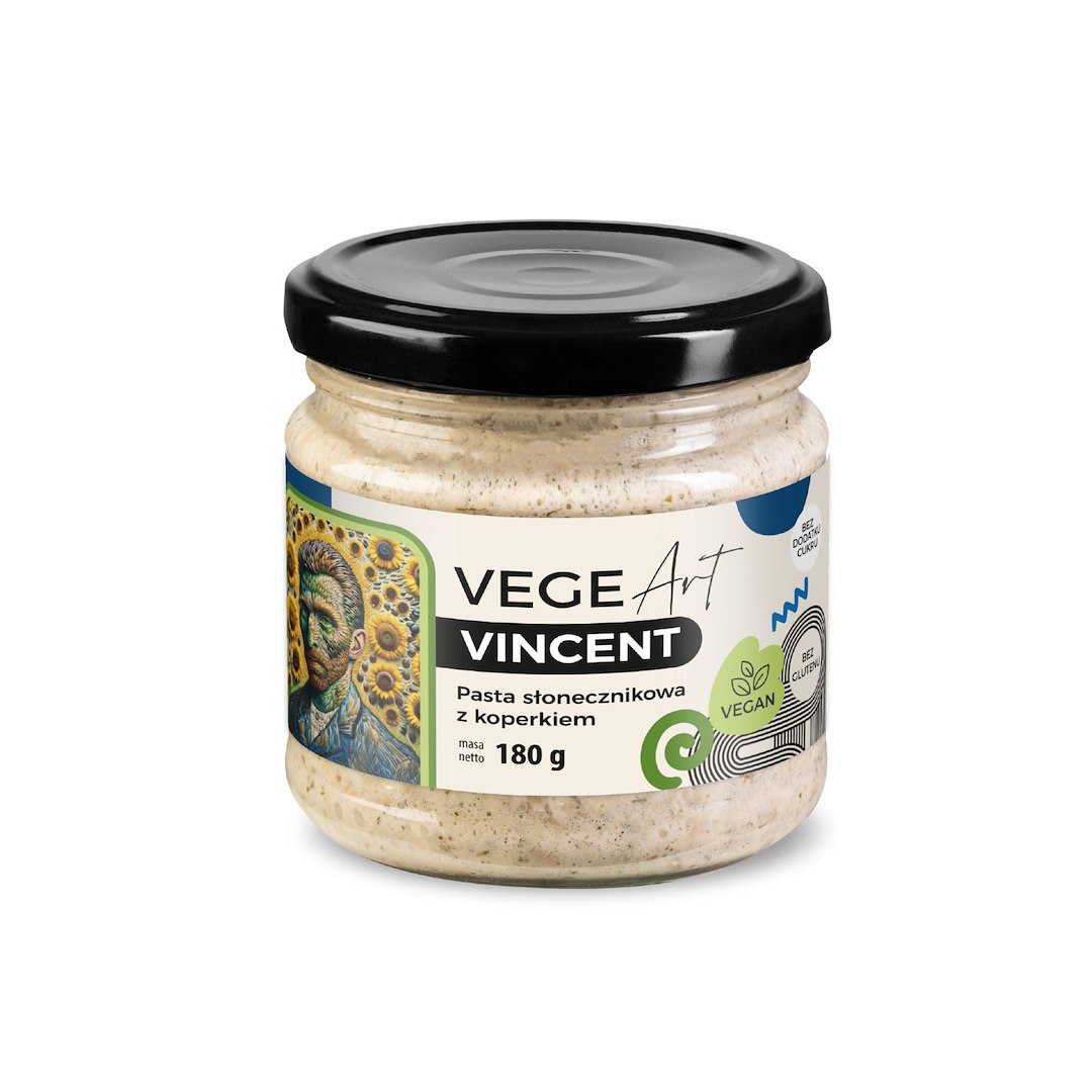 VEGE ART Vincent pasta słonecznikowa z koperkiem 180g