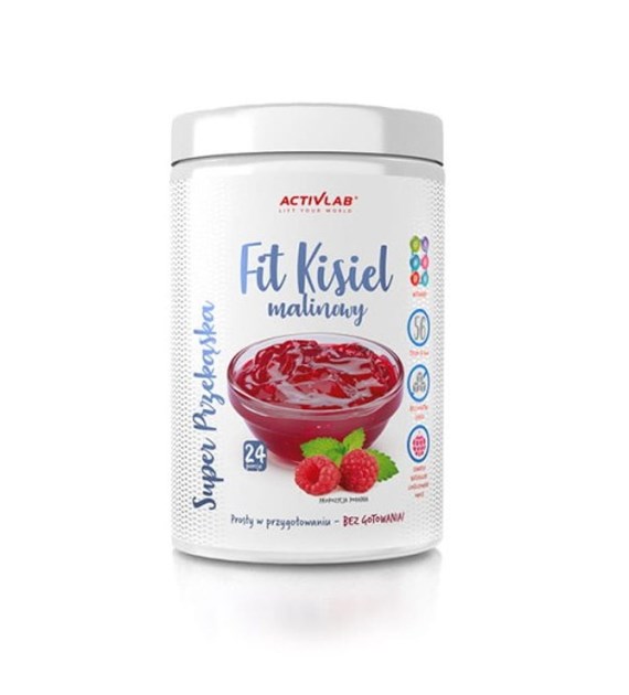 ACTIVLAB Kisiel Smak malinowy fit słój 360 g