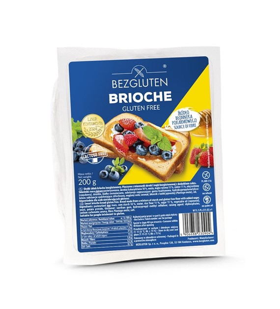 BEZGLUTEN Brioche bezglutenowy 200g
