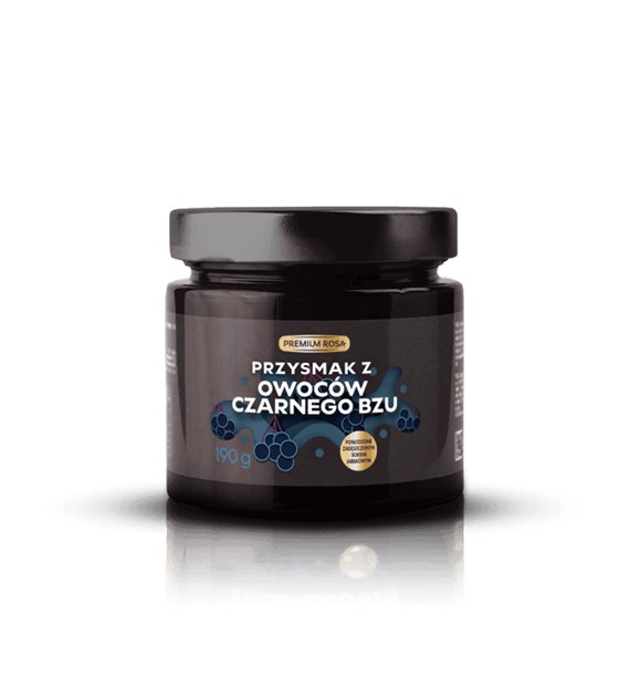 PREMIUM ROSA Przysmak z owoców czarnego bzu 190g