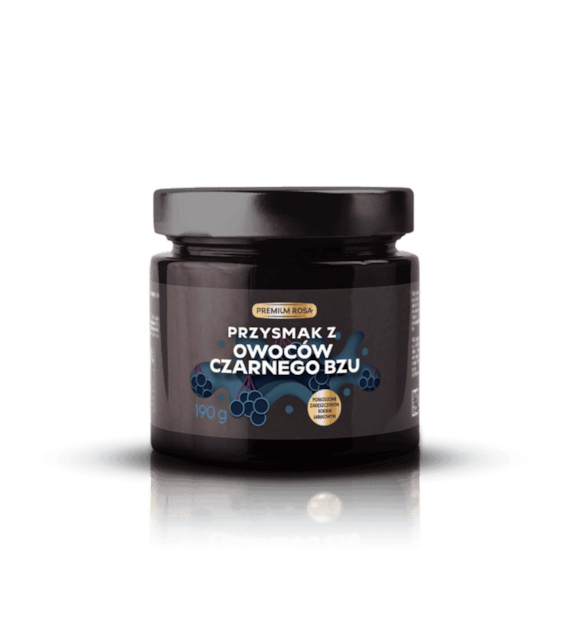 PREMIUM ROSA Przysmak z owoców czarnego bzu 190g