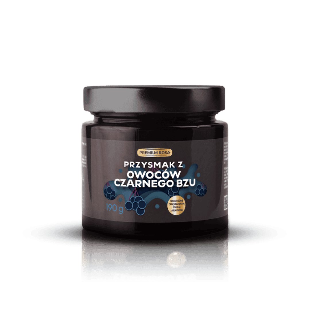PREMIUM ROSA Przysmak z owoców czarnego bzu 190g