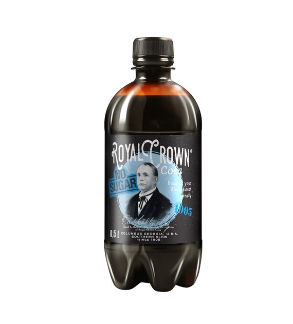 ROYAL CROWN COLA no sugar pet 500ml