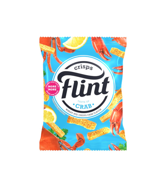 FLINT Sucharki pszenno-żytnie o smaku Kraba 70g