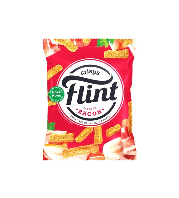 FLINT Sucharki pszenno-żytnie o smaku bekonu 70g