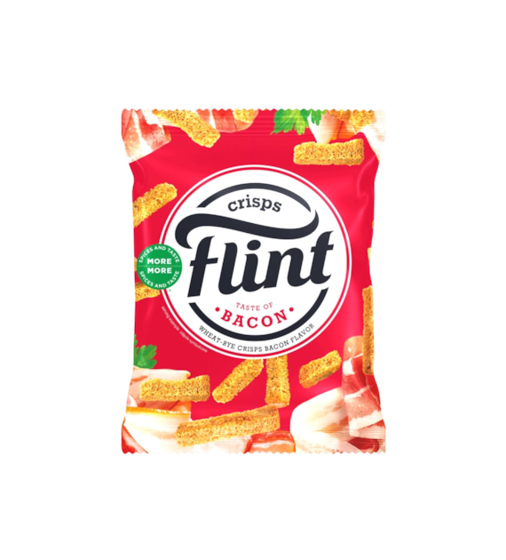FLINT Sucharki pszenno-żytnie o smaku bekonu 70g