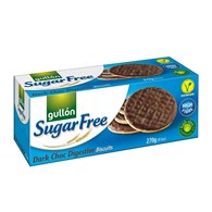 Gullon Sugar Free Ciasteczka pełnoziarniste maczane w czekoladzie 270g
