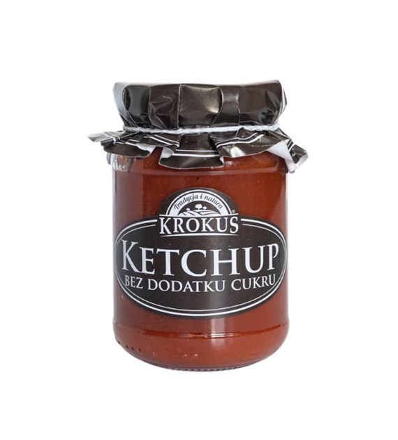 KROKUS Ketchup bez dodatku cukrów 180g
