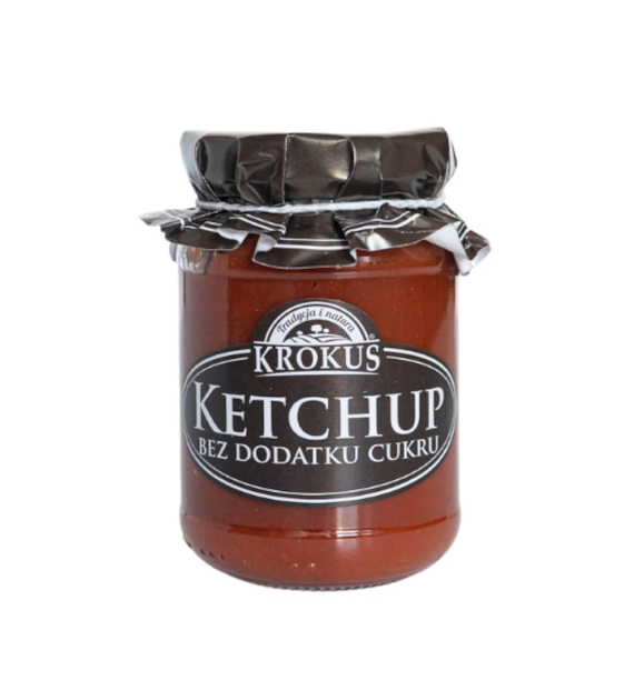 KROKUS Ketchup bez dodatku cukrów 180g