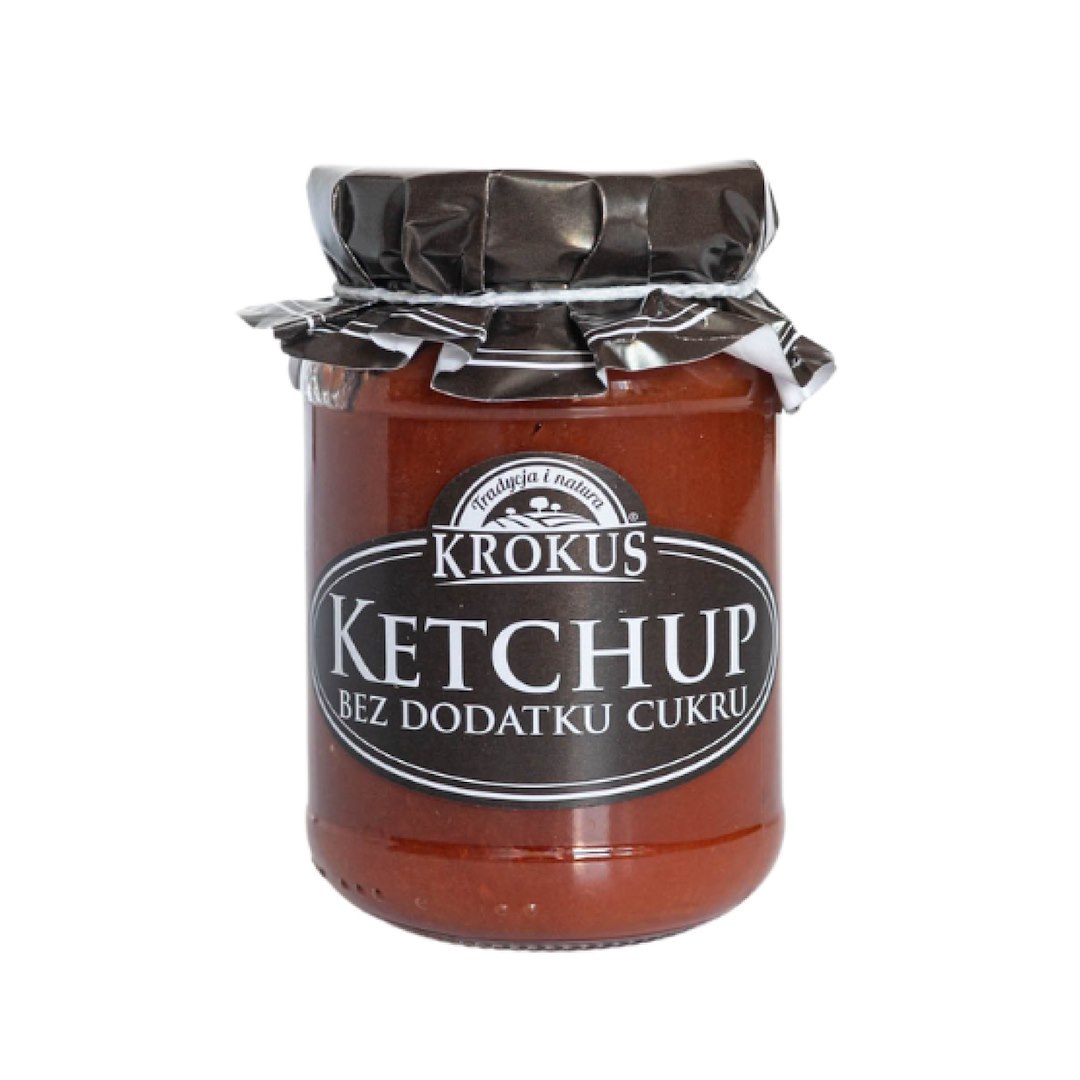 KROKUS Ketchup bez dodatku cukrów 180g