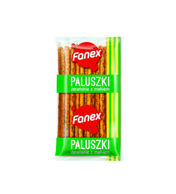 FANEX Paluszki z makiem 100 g
