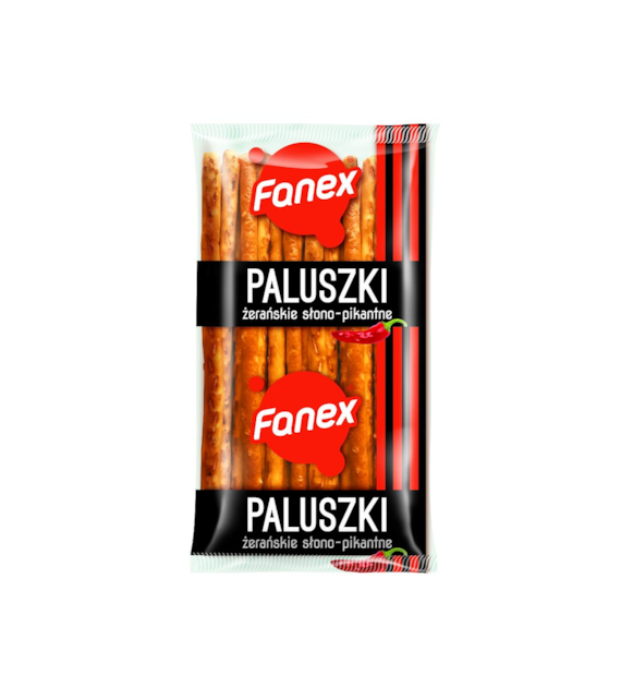 FANEX Paluszki słono pikantne 100 g