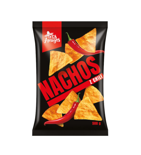 FANEX Nachos hot pikantne 500g