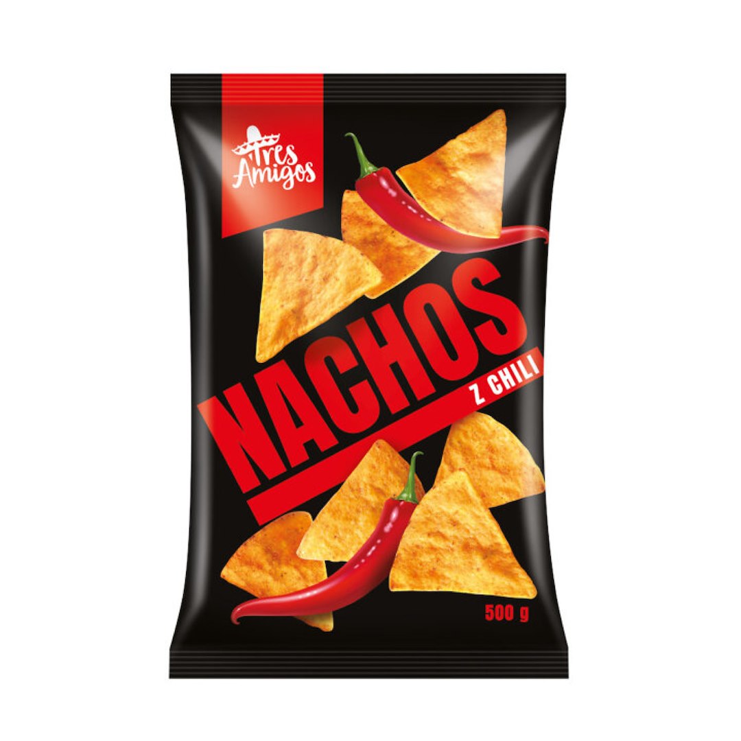FANEX Nachos hot pikantne 500g