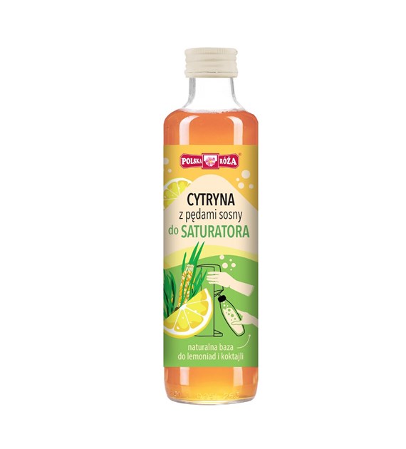 POLSKA RÓŻA Syrop cytryna z pędami sosny do saturatora 250 ml