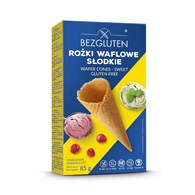 BEZGLUTEN Rożki waflowe do lodów słodkie 6szt. bezglutenowe