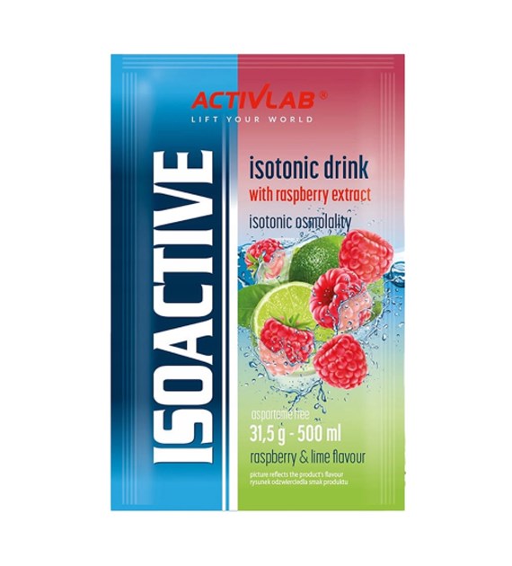 ACTIVLAB Isoactive - malina - limonka (saszetka 31,50 g)