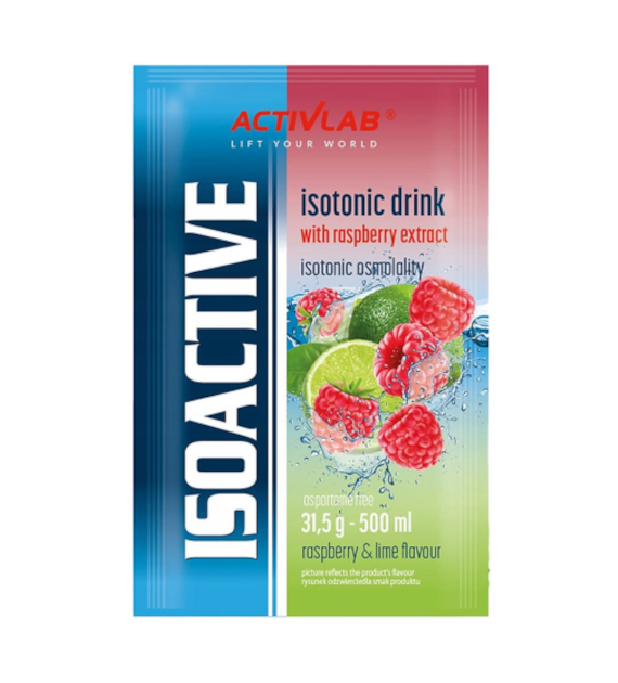 ACTIVLAB Isoactive - malina - limonka (saszetka 31,50 g)