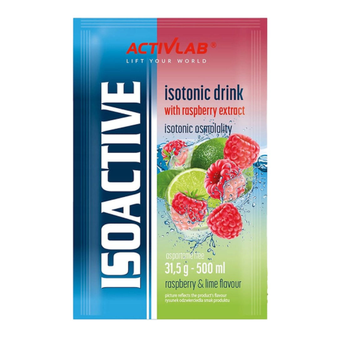 ACTIVLAB Isoactive - malina - limonka (saszetka 31,50 g)