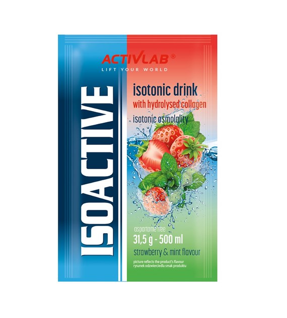 ACTIVLAB Isoactive - truskawka-mięta (saszetka 31,50 g)
