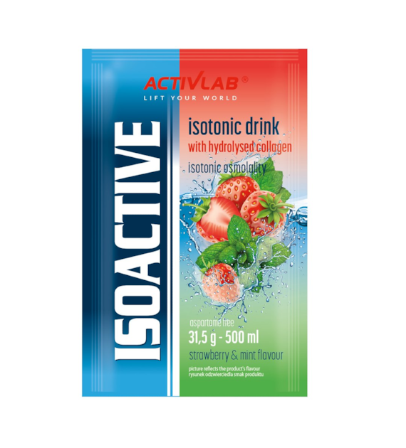 ACTIVLAB Isoactive - truskawka-mięta (saszetka 31,50 g)