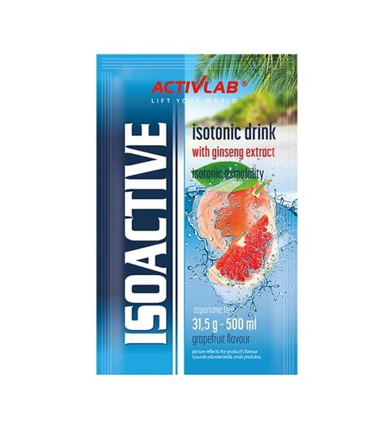 ACTIVLAB Isoactive - grejpfrutowy(saszetka 31,50 g)