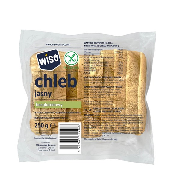 WISO Chleb jasny 250g