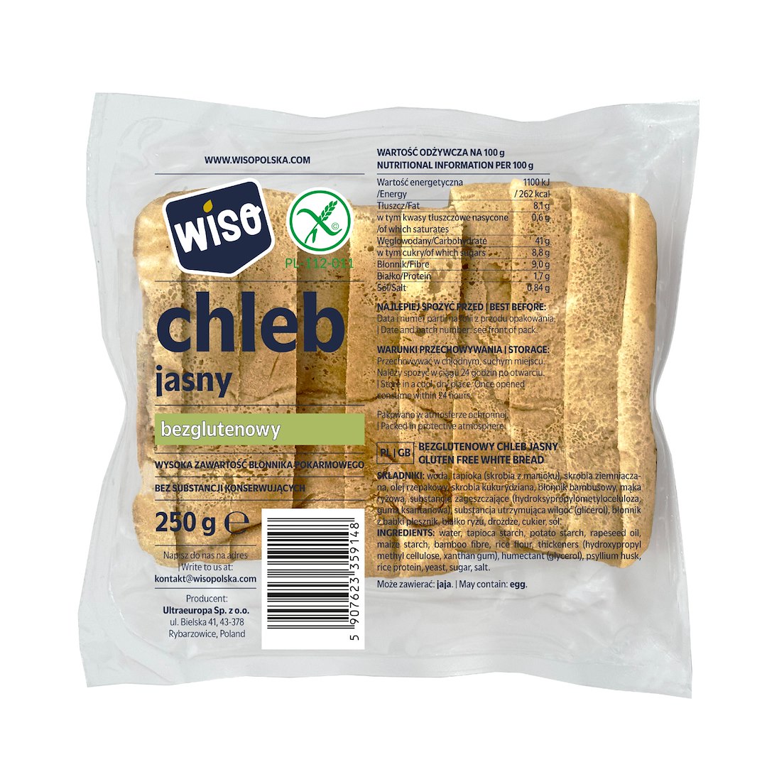 WISO Chleb jasny 250g