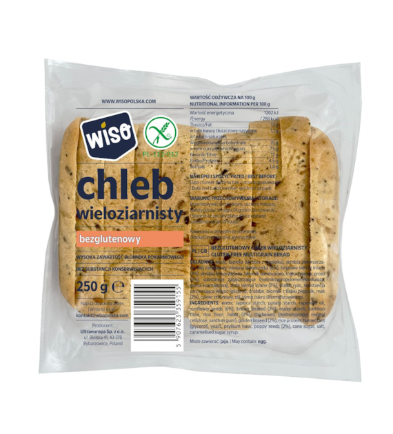 WISO Chleb wieloziarnisty 250g