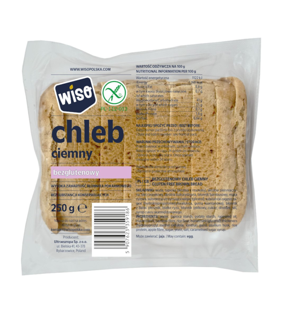WISO Chleb ciemny 250g