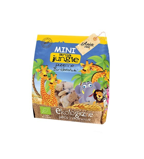 ANIA Herbatniki mini JUNGLE BIO 100g