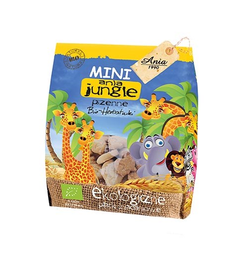 ANIA Herbatniki mini JUNGLE BIO 100g