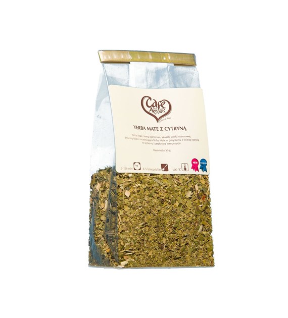 CAFE CREATOR Herbata zielona Yerba mate z cytryną 50g