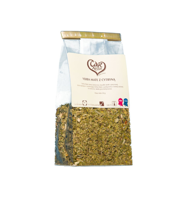 CAFE CREATOR Herbata zielona Yerba mate z cytryną 50g