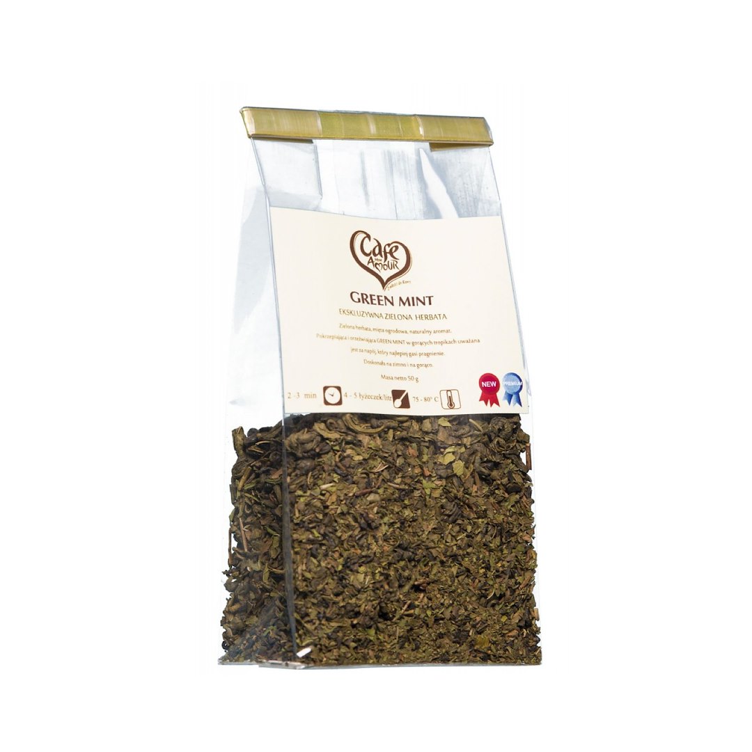 CAFE CREATOR Herbata zielona Green Mint 50g