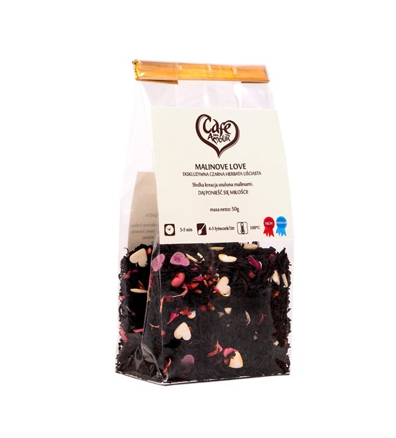 CAFE CREATOR Herbata czarna Malinove Love 50g