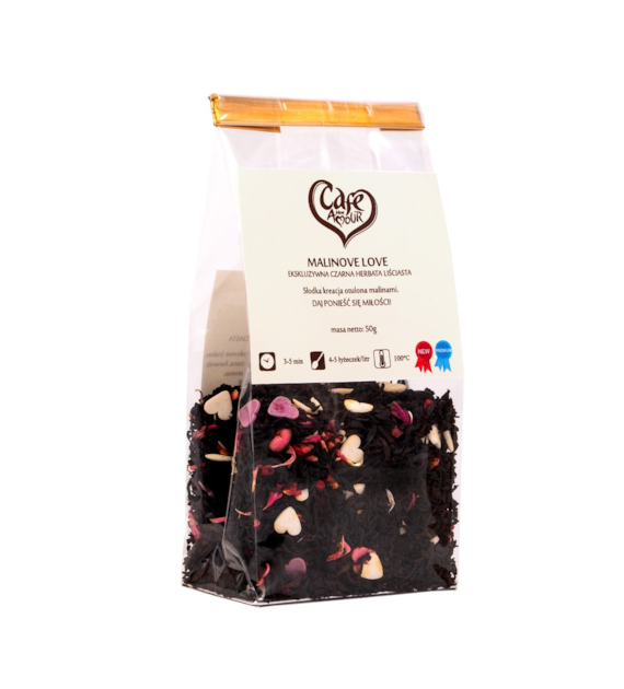CAFE CREATOR Herbata czarna Malinove Love 50g