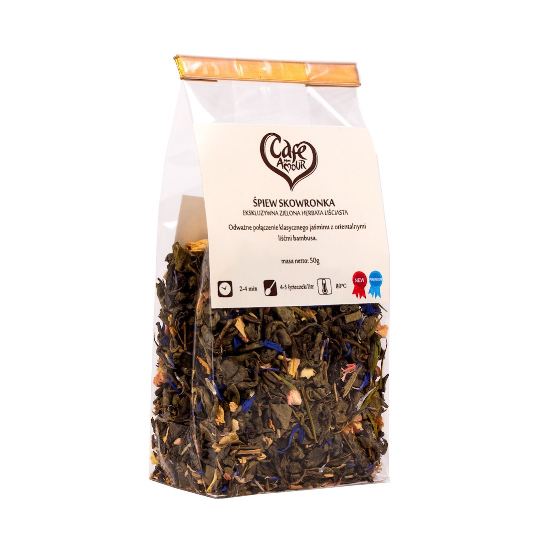 CAFE CREATOR Herbata zielona Śpiew Skowronka 50g