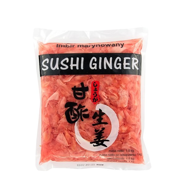ASIA KITCHEN Imbir marynowany  różowy 1,5kg