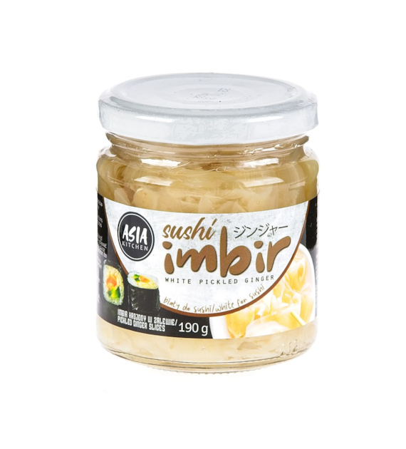 ASIA KITCHEN Imbir marynowany biały 190g