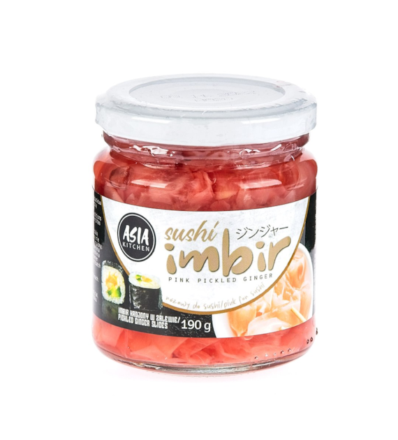 ASIA KITCHEN Imbir marynowany różowy 190g