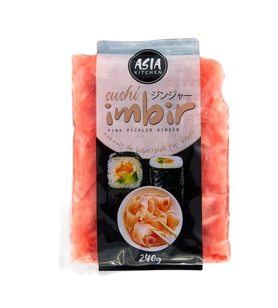 ASIA KITCHEN Imbir marynowany różowy 240g